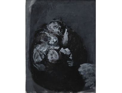 Maurice ROCHER (1918-1995). Couple. Gouache....
