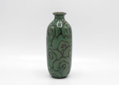 Georges SERRE (1889 - 1956). Vase en grès...
