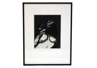 Maurice ROCHER (1918-1995). Couple. Gouache....
