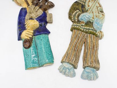 CERAMICS OF KERBIGOT. Meeting of two characters...