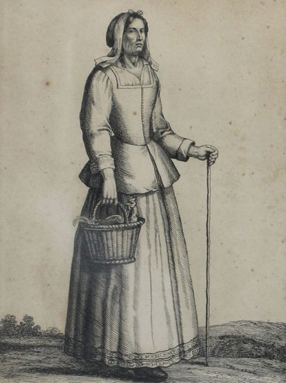 Pair of engravings. Titled 