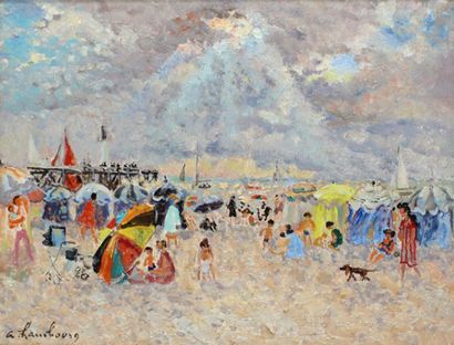 André HAMBOURG (1909-1999). Les tentes et...