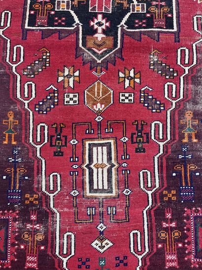 Tapis Beloutchistan afghan 
Usures 
Dimensions...