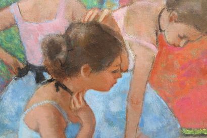 François GALL (1912-1987). Les trois Ballerines....