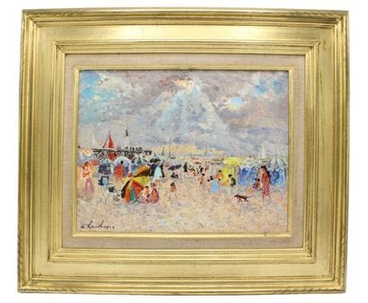 André HAMBOURG (1909-1999). Les tentes et...