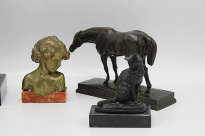 Antoine-Louis BARYE (1795-1875), after. Horse....