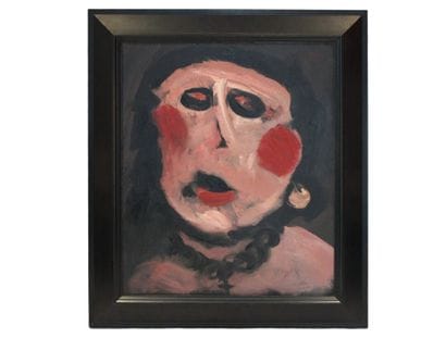 Maurice ROCHER (1918-1995). Femme au collier....