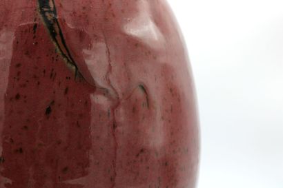 Charles HAIR (né en 1955). Grand vase en...