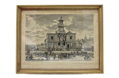 The pump of the Samaritan. 
Engraving 
Bears...