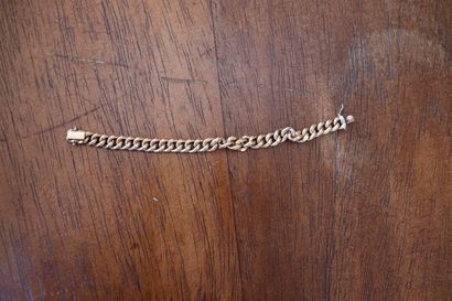 Yellow gold bracelet, eagle head hallmark,...