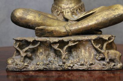 THAILANDE
Flute player in gilded bronze....