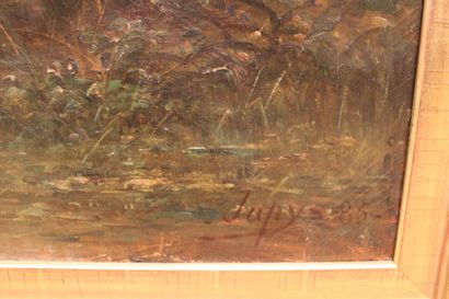 Louis-Aimé JAPY (1840-1916), Cows in the...