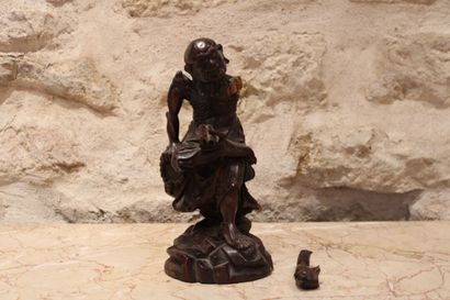China 20th century, Empty figure, carved...