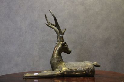 THAILANDE (dans le goût) 
Stag in bronze...