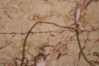 Chain in 18 carat yellow gold, Length 13...