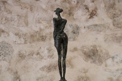 Carole IVOY (1957), Standing nude woman,...