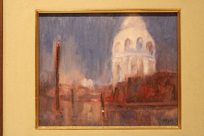 Eduardo MOLL (1929), View of a dome on a...