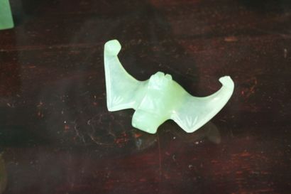 CHINA, suite of five jade elements, 20th...
