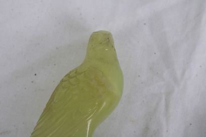China 20th century, pair of jade birds on...