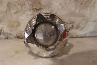 Silver coffee pot, Minerva mark, figured...
