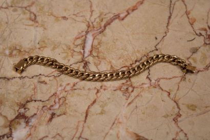 Yellow gold bracelet, eagle head hallmark,...