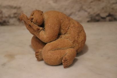 Sophie FAVRE (1950), La Liseuse, terracotta,...