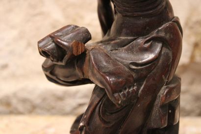 China 20th century, Empty figure, carved...