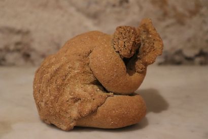 Sophie FAVRE (1950), La Liseuse, terracotta,...