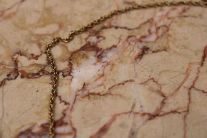 Necklace in yellow gold, Length 51 cm, weight...