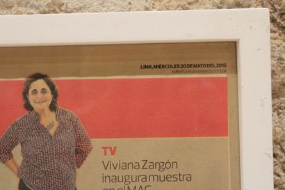 PERU, Suite of two front pages of the Peruvian...