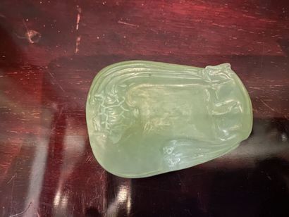 CHINA, suite of five jade elements, 20th...