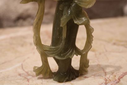 China 20th century, Jade maiden. Height 15.5...