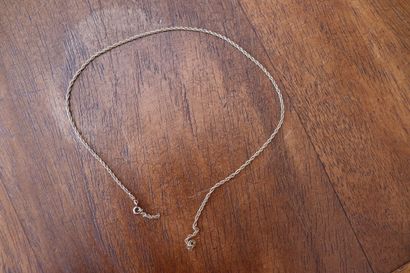 Necklace in yellow gold, Length 51 cm, weight...