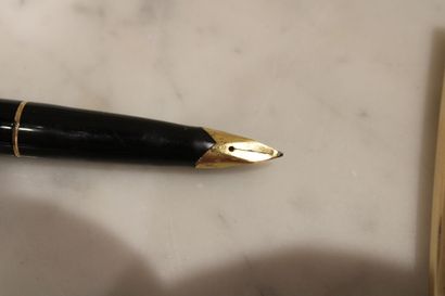 PARKER, gold plated fountain pen, 18 k gold...