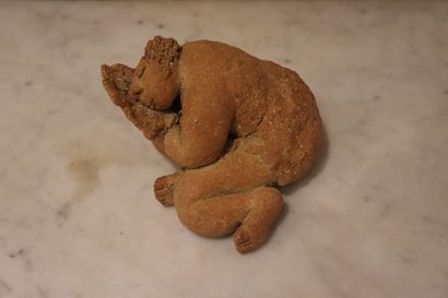 Sophie FAVRE (1950), La Liseuse, terracotta,...