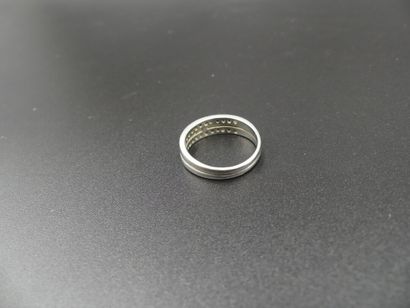 OR, Bague
A double ring in white gold, set...