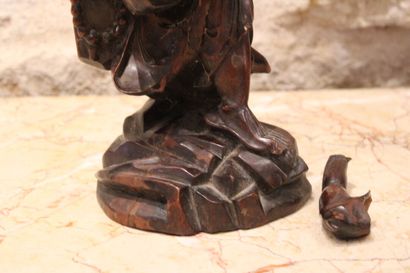 China 20th century, Empty figure, carved...