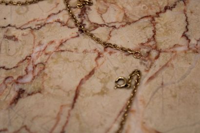 Chain in 18 carat yellow gold, Length 13...