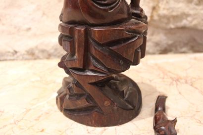 China 20th century, Empty figure, carved...