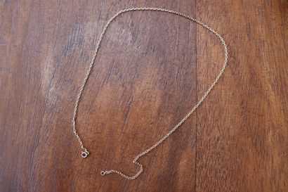 Chain in 18 carat yellow gold, Length 13...