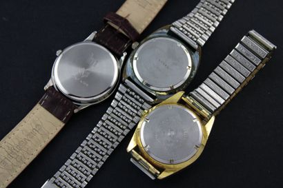 LIP
Réunion de 3 montres comprenant : -Lip...