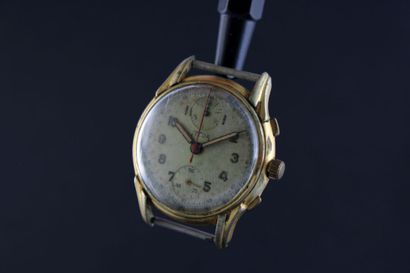 TELDA
Montre chronographe bracelet plaquée...