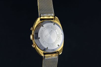 AIRAIN
Montre chronographe bracelet plaquée...