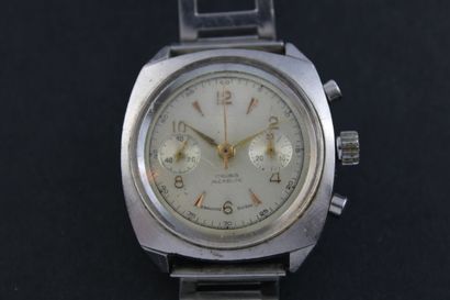 ANONYME n°5476
Chronographe en acier. Boitier...