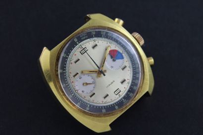 ANONYME
Chronographe bracelet plaqué or....