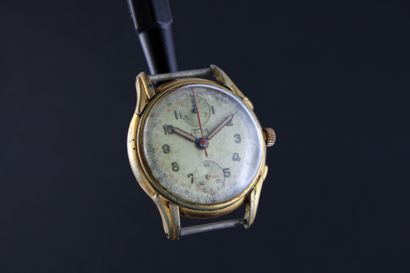 TELDA
Montre chronographe bracelet plaquée...