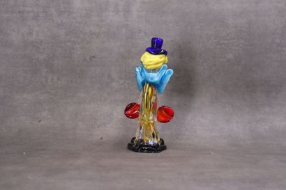 MURANO (attributed to), Clown with accordion...