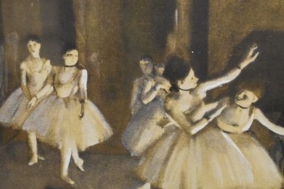 Edgar DEGAS (1834-1917) (after), Rehearsal...