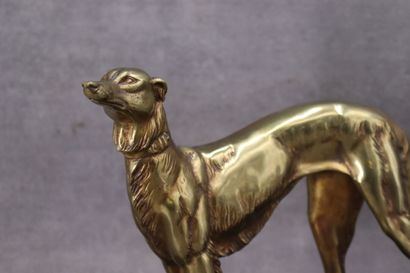 Irénée ROCHARD (1906-1984), Greyhound, bronze...
