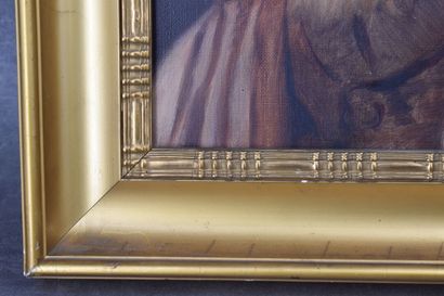 French school of the XXth century, Portrait...
